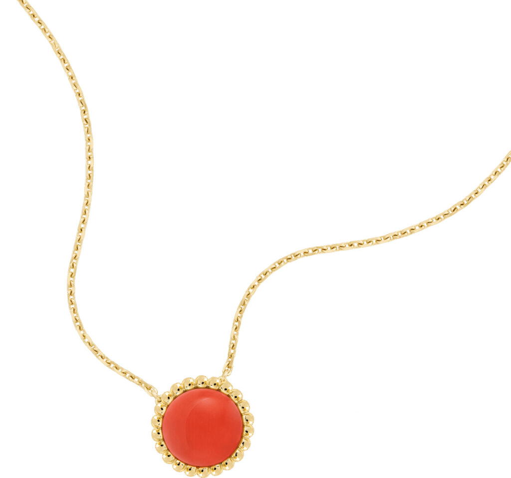For the first time, lapis lazuli and coral are used in the collection (Credit: Van Cleef & Arpels)