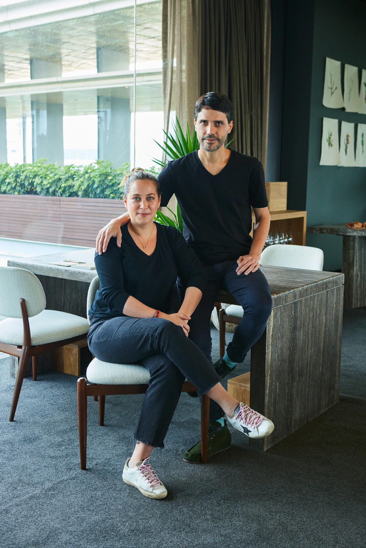 Pia Leon and Virgilio Fernandez