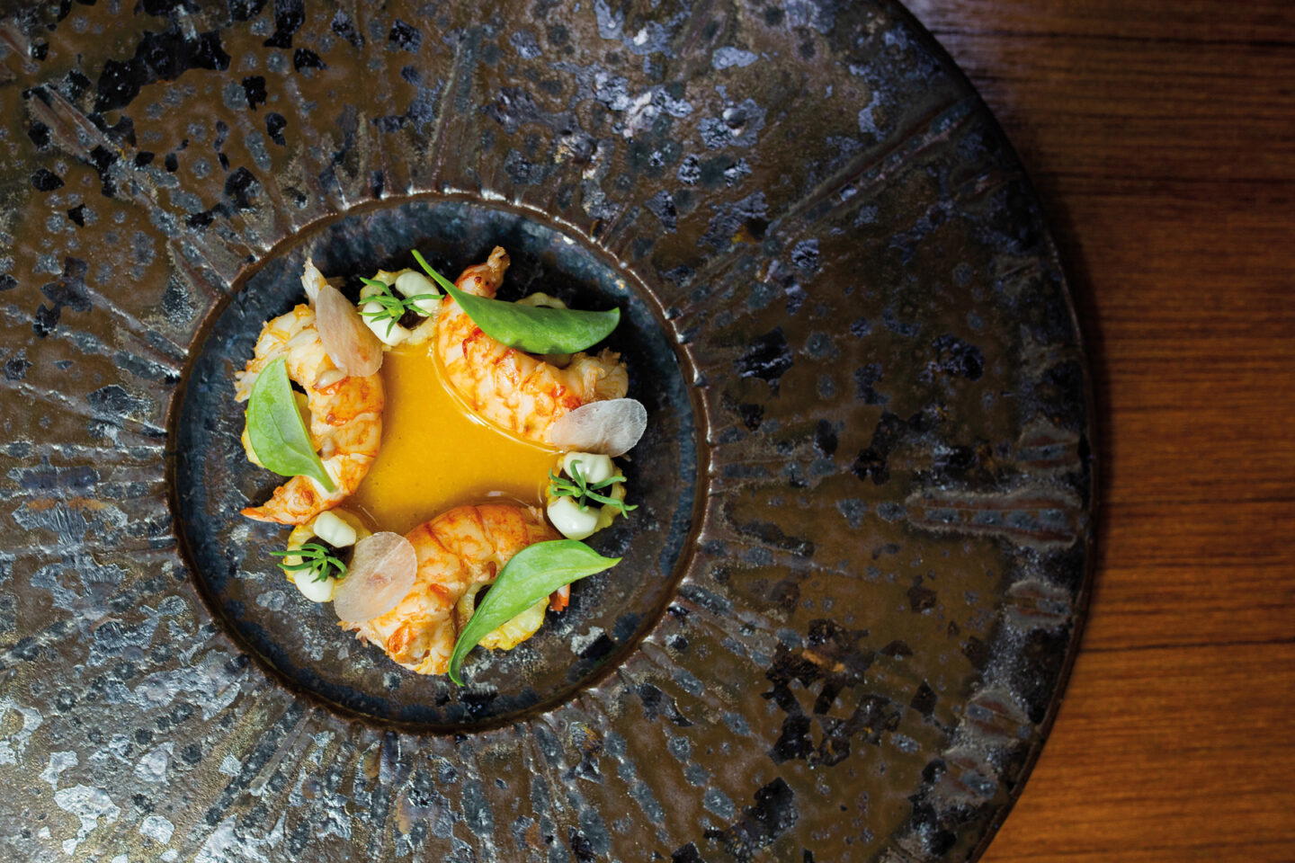 Ophorst’s black crab and lemongrass