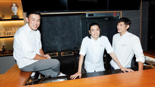 Chefs Jeremmy Chiam, Angus Chow and Justin Foo
