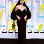 Sofia Carson wearing Carolina Herrera