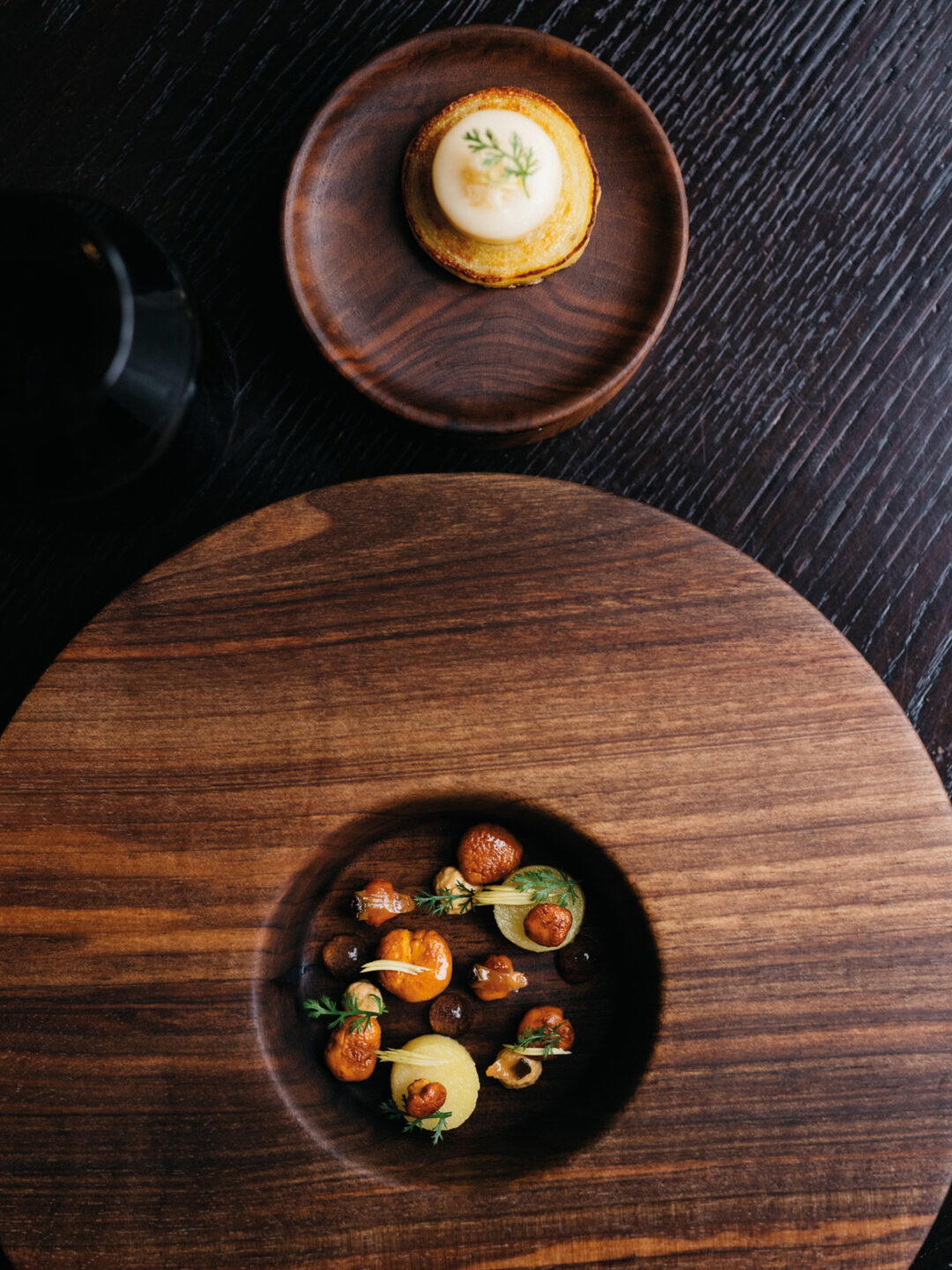 Eierschwammerl Heurige Verjus at Tian (Credit: Ingo Pertramer)