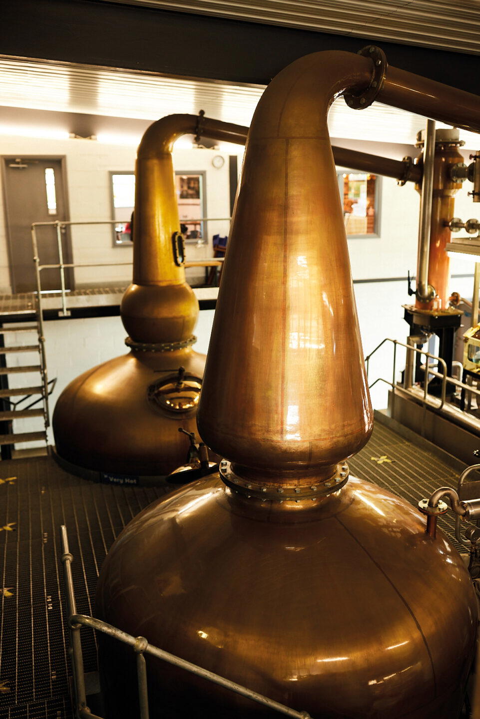 The Spirit of Yorkshire distillery’s copper stills