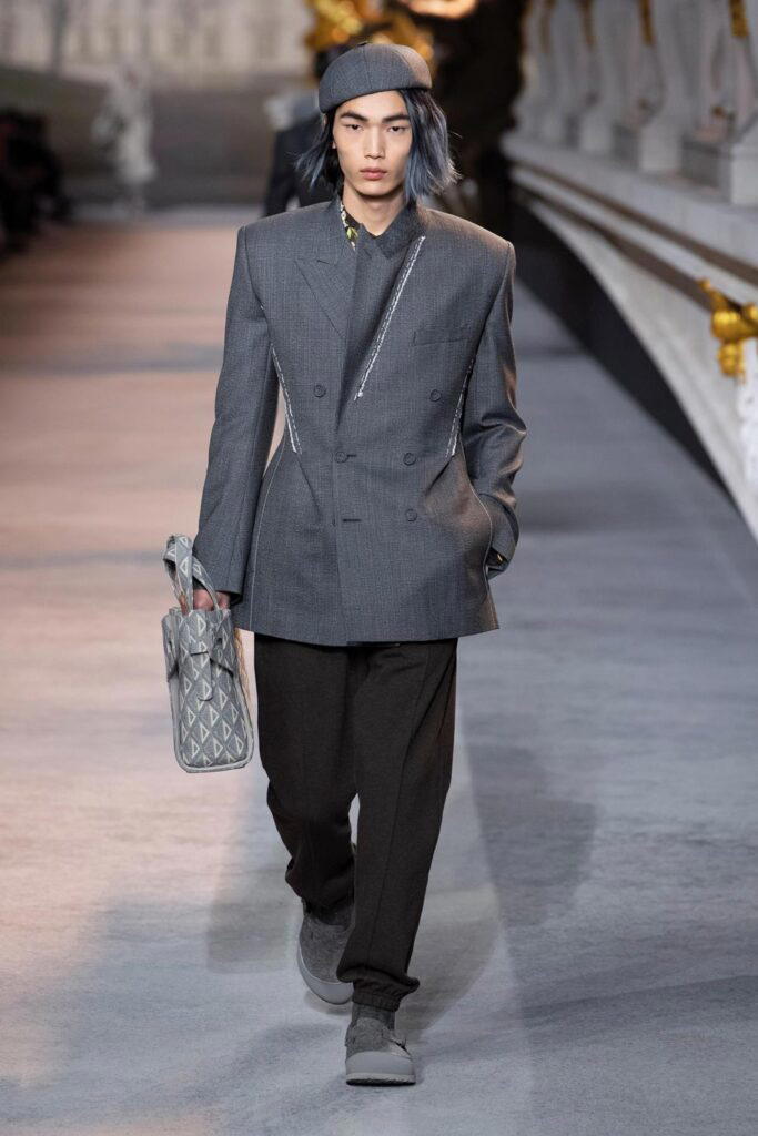 The Bar jacket is re-contextualised for Dior Men autumn/winter 2022