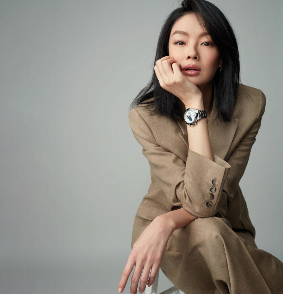 Singaporean actress and model Sheila Sim is a Zenith DreamHer and friend of the brand (Credit: Zenith)