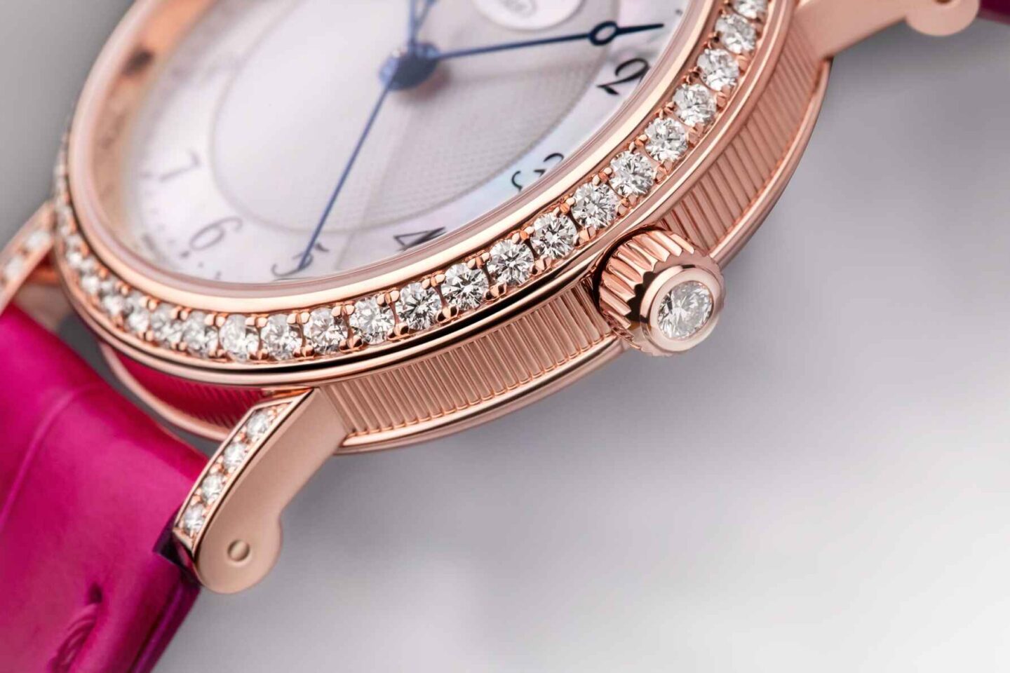 A diamond is set in the crown (Credit: Breguet)