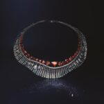 Escales necklace in white and rose gold with spinels,<br>diamonds, sapphires and Paraiba tourmalines.<br> (Credit: Chaumet)