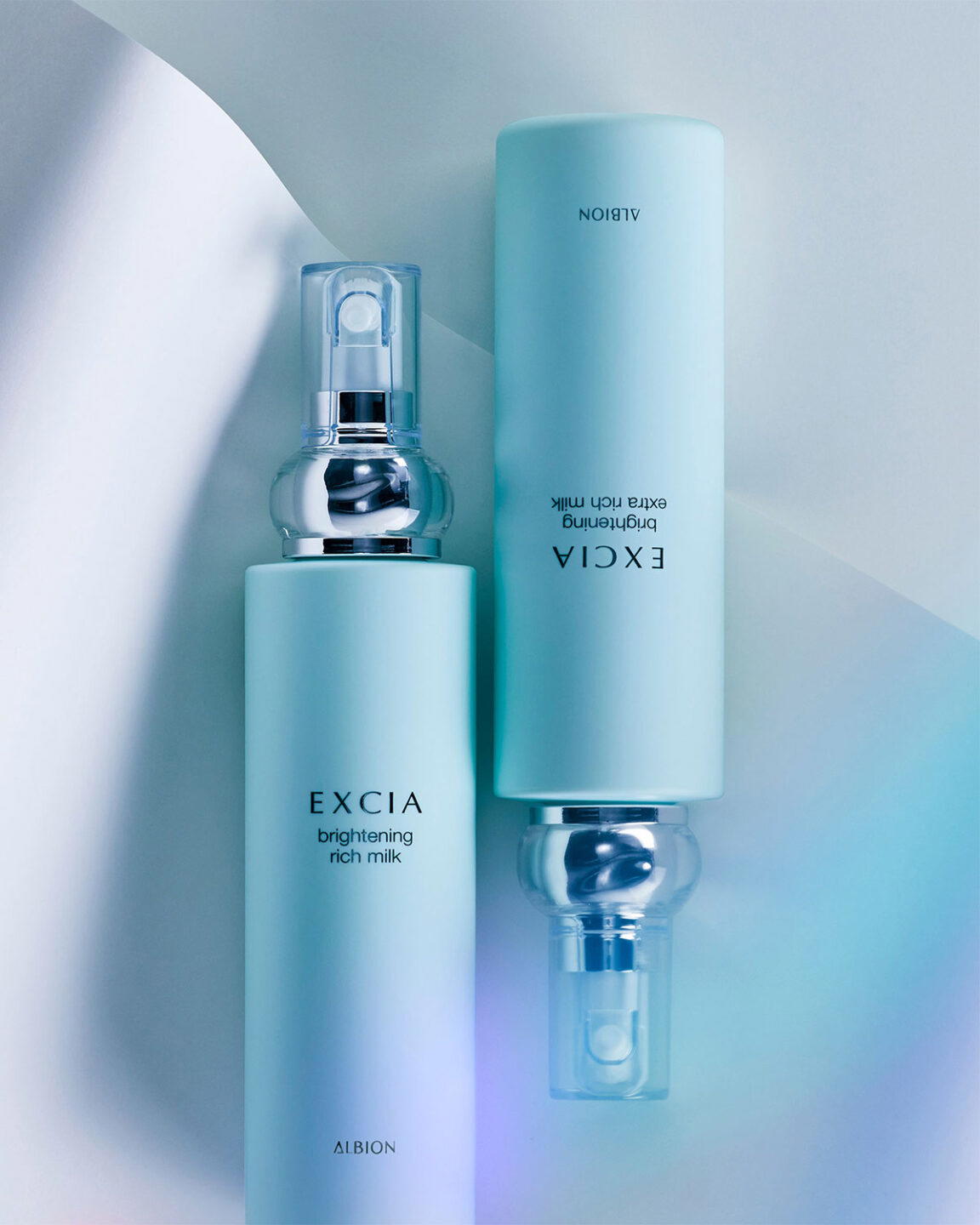 EXCIA Brightening Rich Milk and EXCIA Brightening Extra Milk