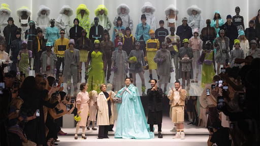 The Fendi Baguette 25th Anniversary runway show took place during New York Fashion Week (Credit: Fendi)