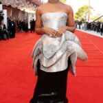 Tessa Thompson wearing Armani