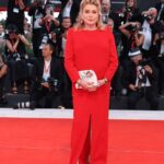 Catherine Deneuve wearing Saint Laurent