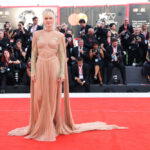 Greta Gerwig wearing Gucci