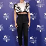 Noémie Merlant wearing Louis Vuitton