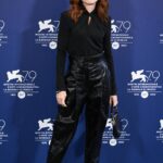 Isabelle Huppert wearing Giorgio Armani