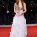 Sadie Sink wearing Alexander McQueen