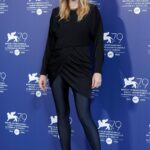 Virginie Efira wearing Saint Laurent