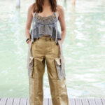 Gemma Chan wearing Louis Vuitton