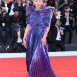 Jessica Wang wearing Alberta Ferretti
