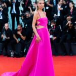 Leonie Hanne wearing Valentino