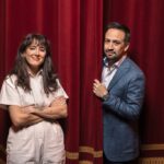 Agustina San Martin with Lin-Manuel Miranda