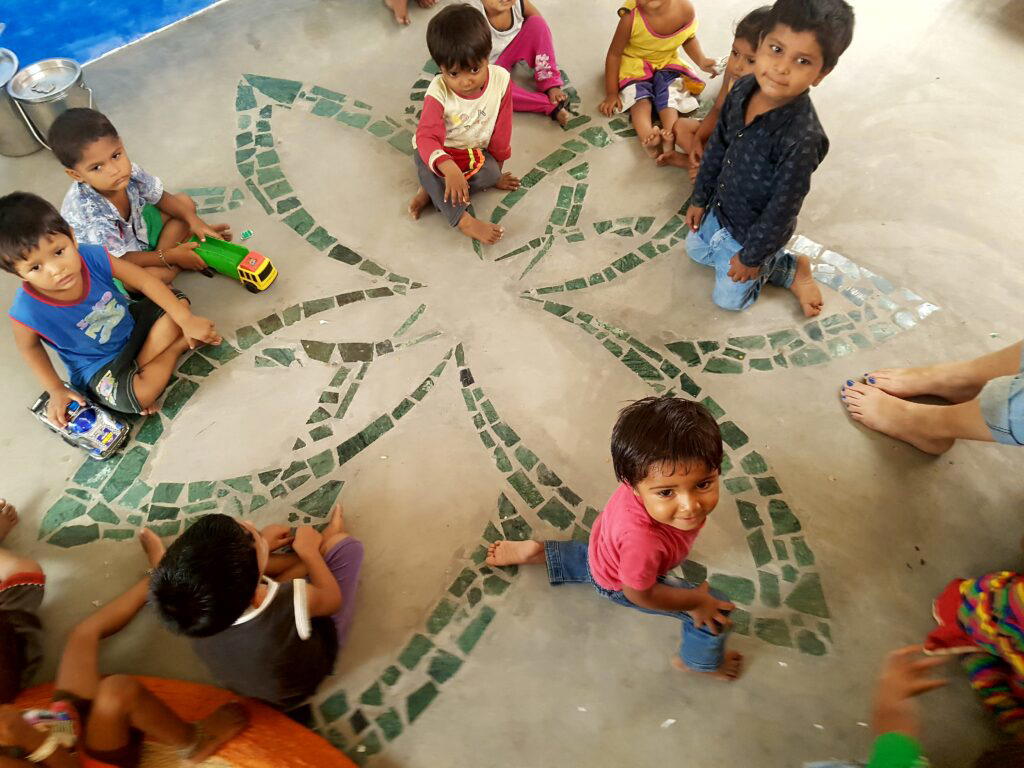 The interior of Bholu 16 by The Anganwadi Project