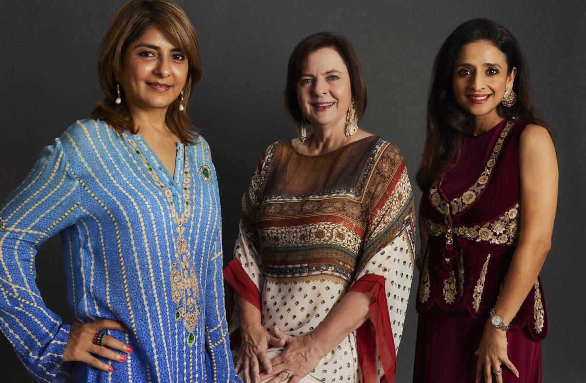 Bina Rampuria, Kay Iswaran and Samia Khan