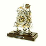 Three Train Skeleton Clock by Sinclair Harding (Credit: UltraLuxe)