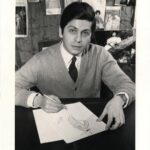 Valentino Garavani in his atelier in Rome, 1964 (Credit: Valentino)