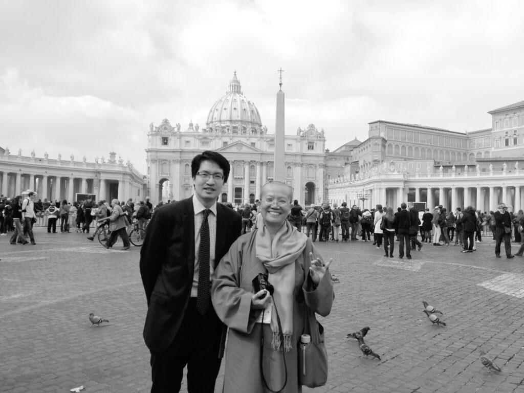 Lawrence Chong and a religious leader