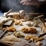 Fresh handmade pastas are available at The Cliff