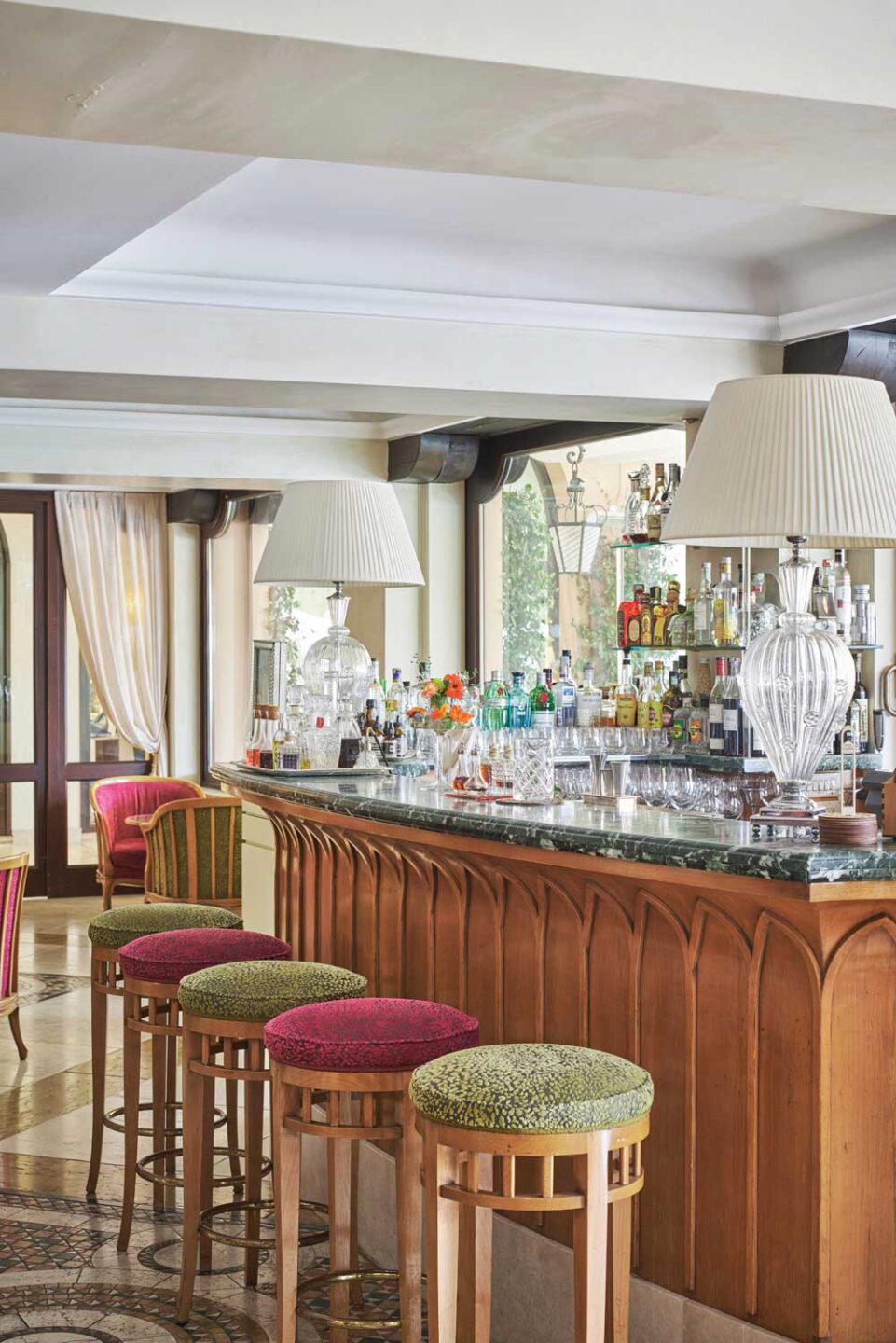 The famous Gabbiano Bar at Hotel Cipriani (Credit: Kate Tadman Mourby)