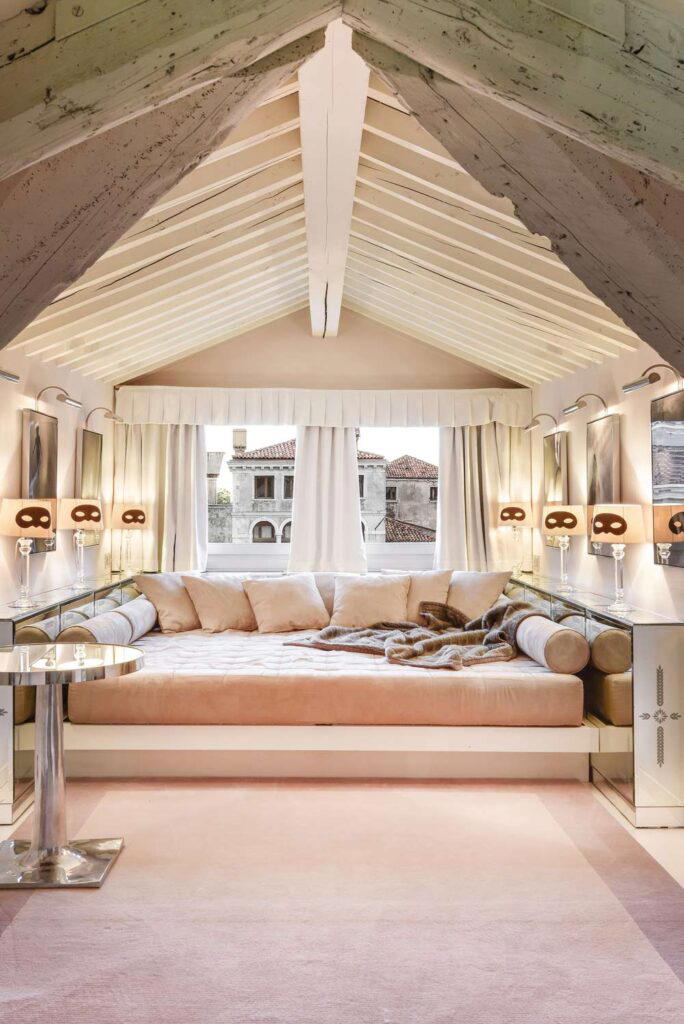 The Attic Suite at the Palazzina Grassi (Credit: Kate Tadman Mourby)
