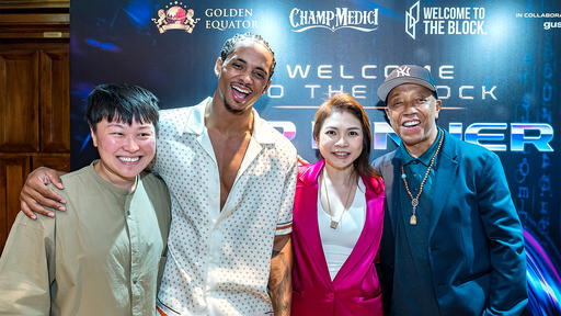 Althea Lim, Cordell Broadus, Shirley Crystal Chua, and Russell Simmons
