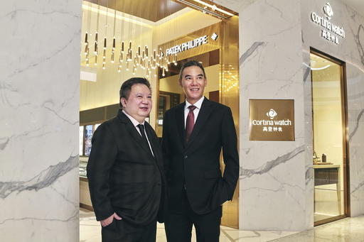 Raymond and Jeremy Lim, CEO for Cortina Holdings and CEO of Cortina Watch respectively (Credit: Cortina Watch)