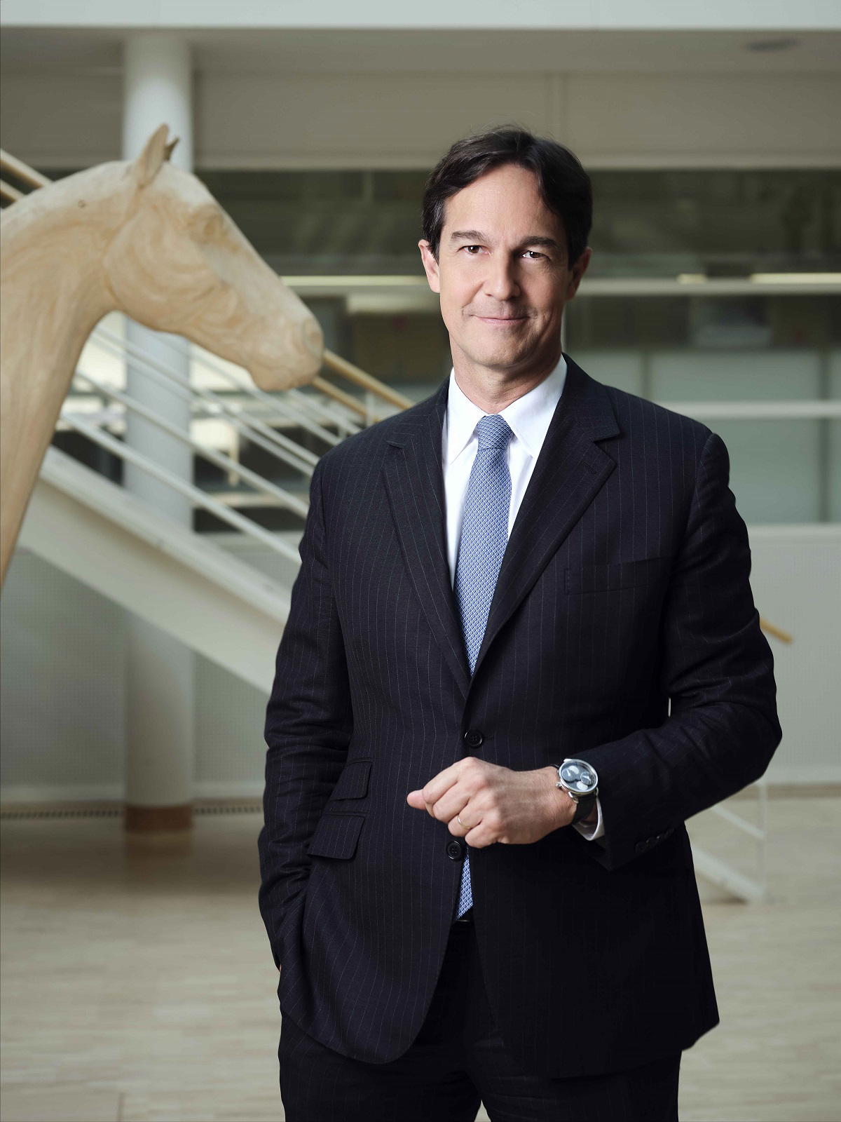 Laurent Dordet, CEO of Hermès Horloger (Credit: David Marchon)
