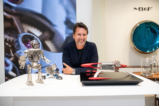 Founder and creative director of MB&F, Maximilian Büsser