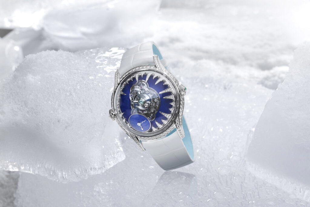 Emmanuel Tarpin travelled &nbsp;to Lake Baïkal in Southern Siberia to seek inspiration for the Legacy Machine Flying T ‘Ice’ (Credit: MB&F)