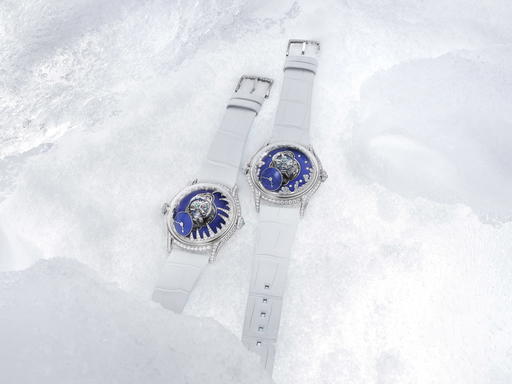 The Legacy Machine Flying T ‘Ice’ & ‘Blizzard’ timepieces (Credit: MB&F)