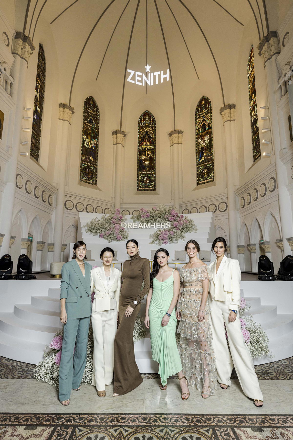 From left: Melody Tsu, Chiaki Horan, Shiela Sim, Esther Abrami, Catie Munnings, and Lola Rodriguez (Credit: Zenith)