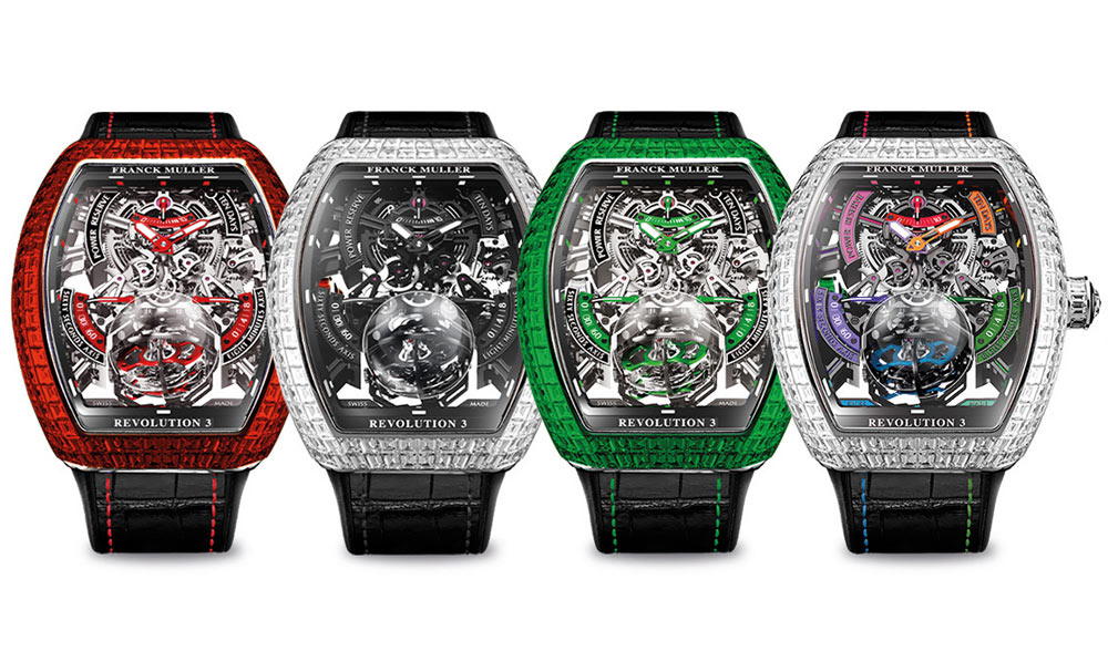 The other variants of the Vanguard Revolution 3 Skeleton Cortina Watch 50th Anniversary Special Edition