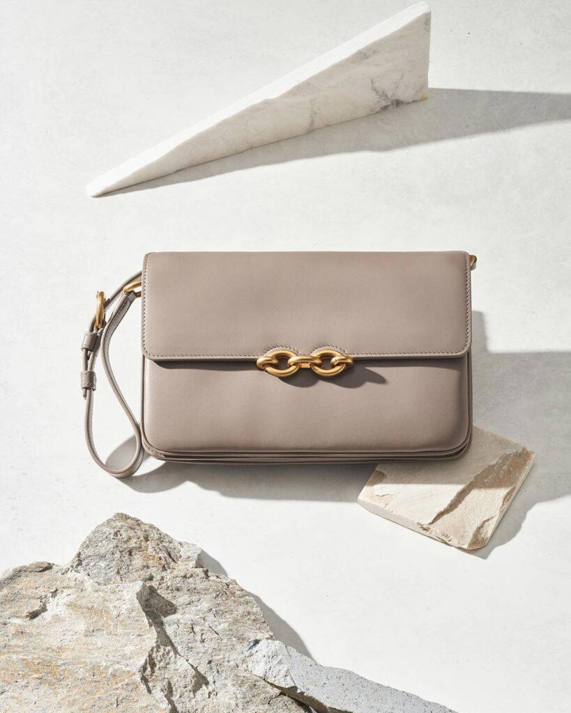 Le Maillon satchel in smooth leather, from Saint Laurent