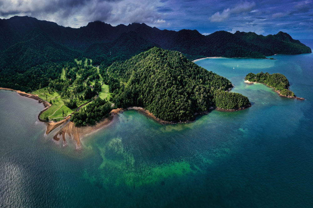 The Datai Langkawi from the sky