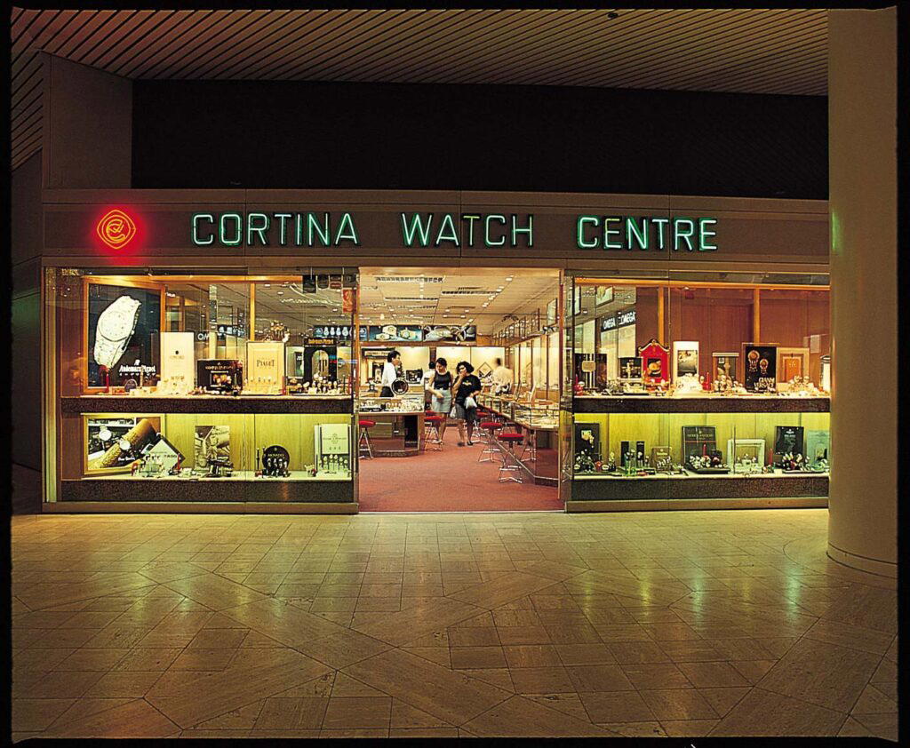 Cortina Watch's first flagship retail outlet at Raffles City Singapore