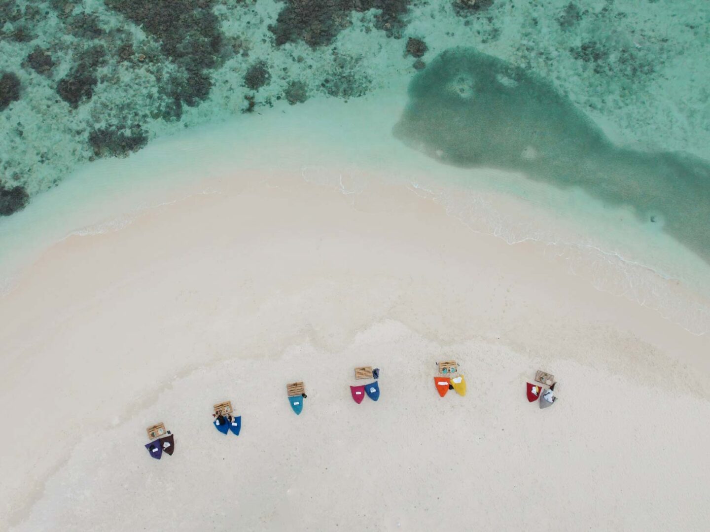 Bean bags by Gaathafushi Beach