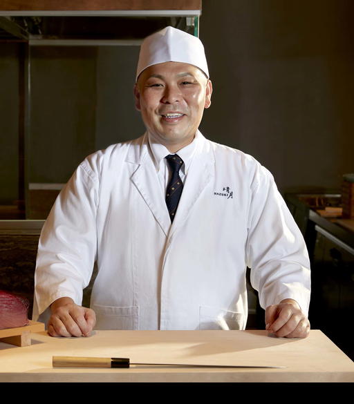 Chef Kenta Yamauchi of Hazuki