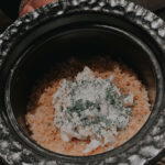 Crab with koshihikari and kaffir lime