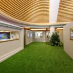 Display of the eight commemorative timepieces made for Cortina Watch's Golden Jubilee