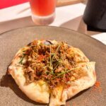 Duck chettinad gruyere kulcha
