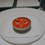 Ikura with cabbage and sudachi