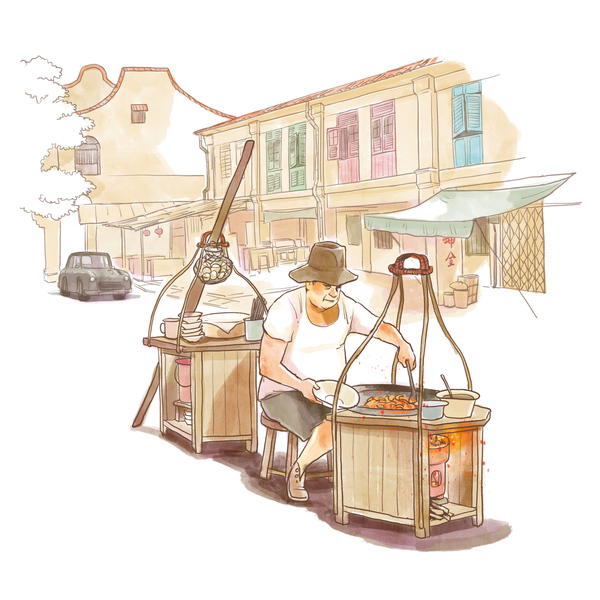 Joo Chiat Terrace in the 1960s, Singapore